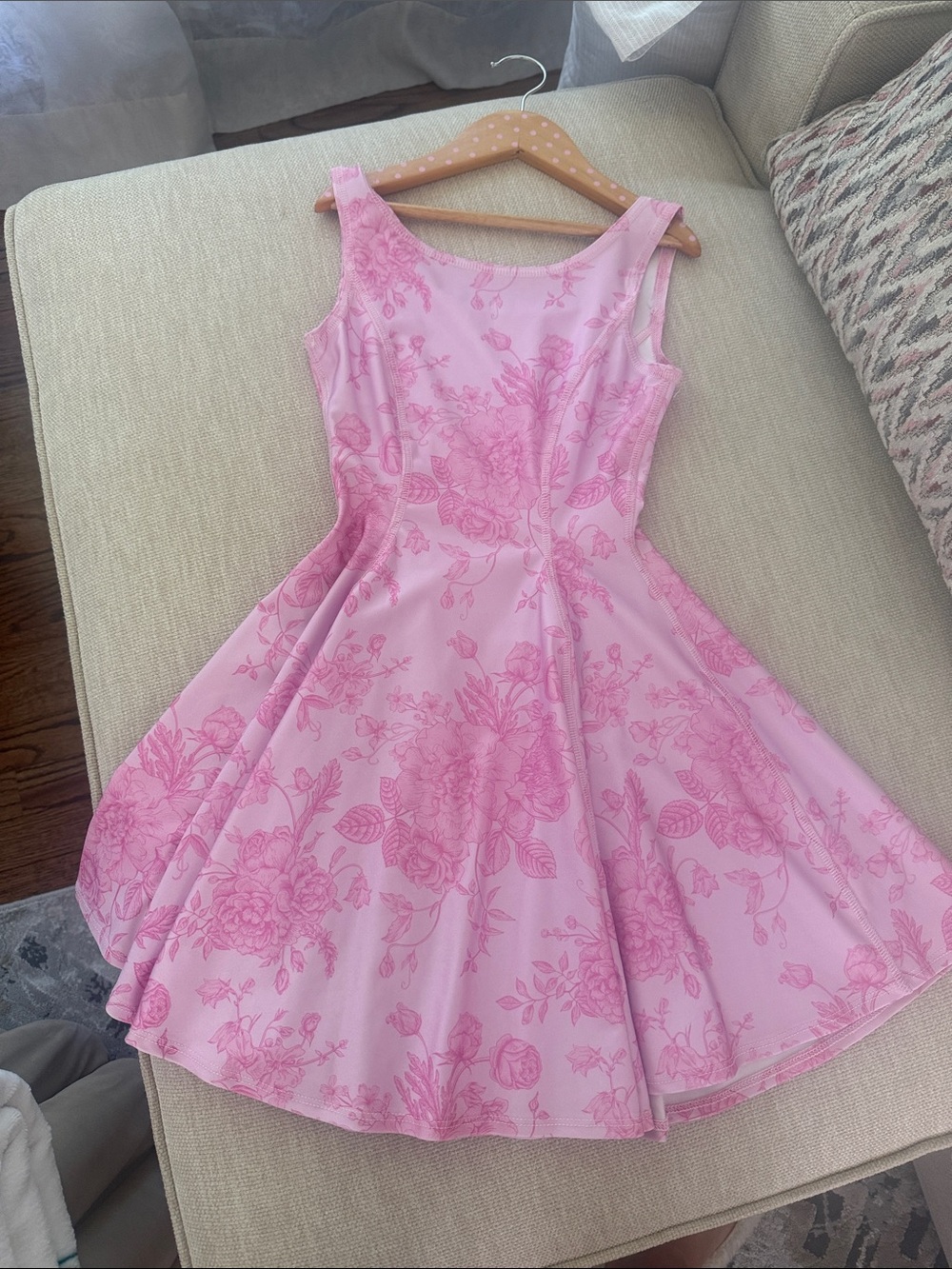 Terez Pink Floral Skater Dress Floral - Light & Dark Pink
